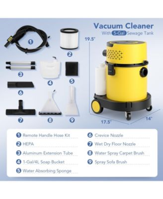 4-in-1 Portable Wet Dry Vacuum Cleaner