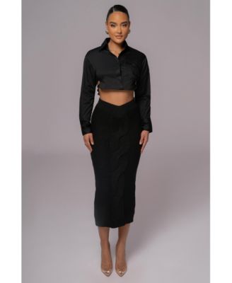 Women's Merine Knit Midi Skirt
