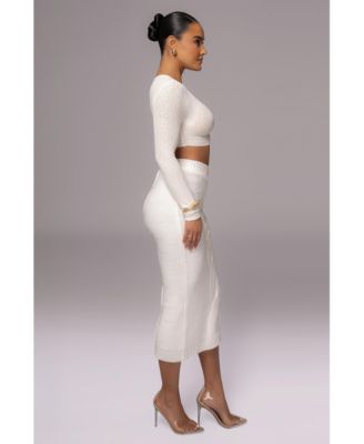 Women's Merine Knit Midi Skirt