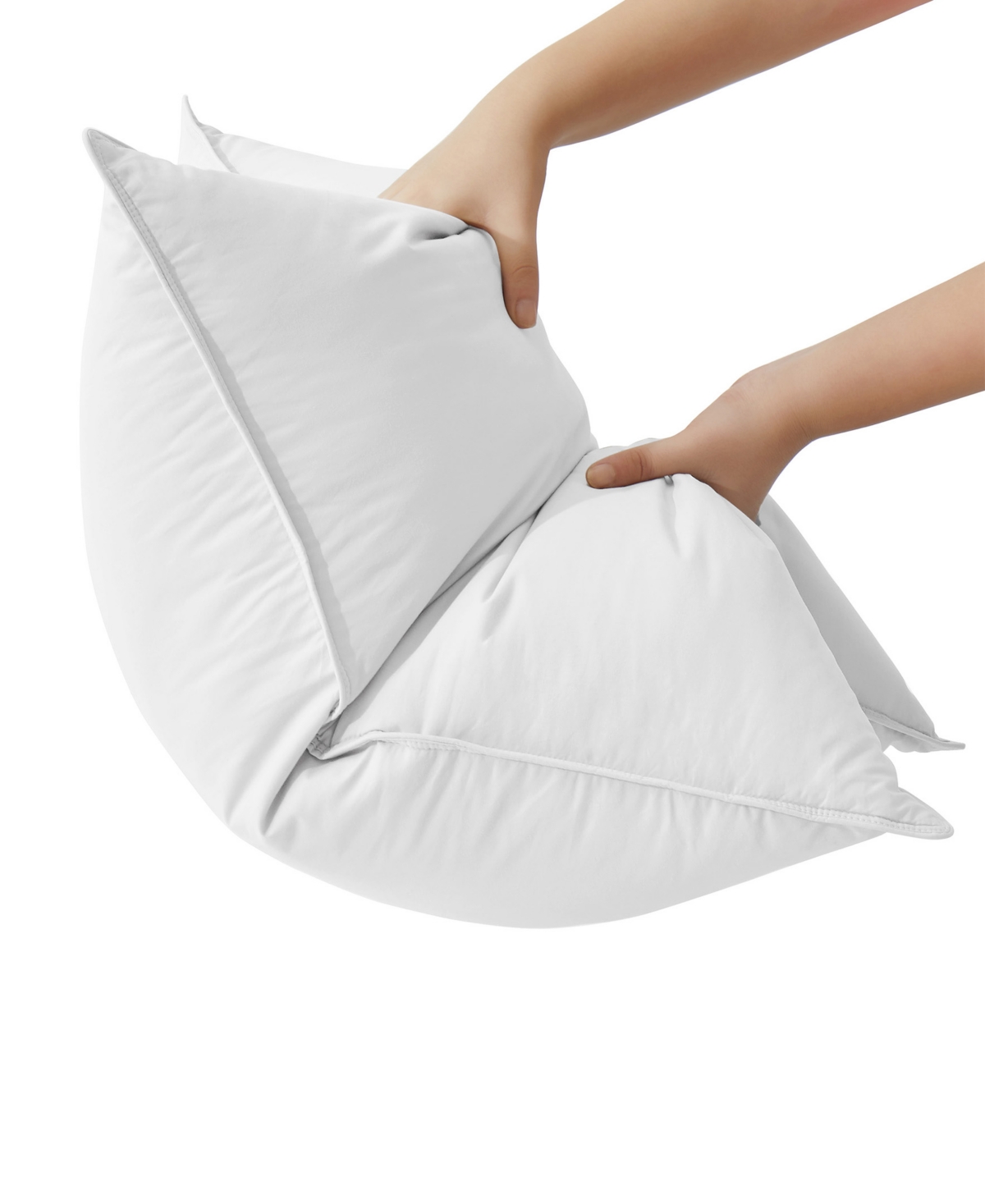 Unikome Goose Feather 2-pack Pillows, Standard In White