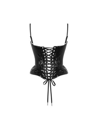 Women's Sensational spaghetti straps sequined corset