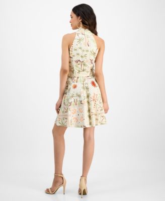 Women's Joanna Mini Belted A-Line Dress