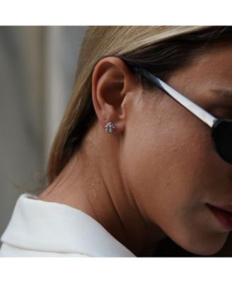 Sterling Silver Dorissa Beaded Stud Earring