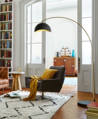 92" Metal Luna Bella Arc Floor Lamp