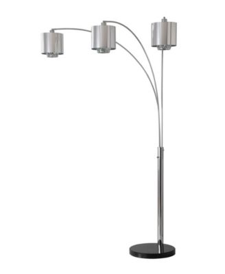 90" Metal Marilyn 3 Light Arc Floor Lamp