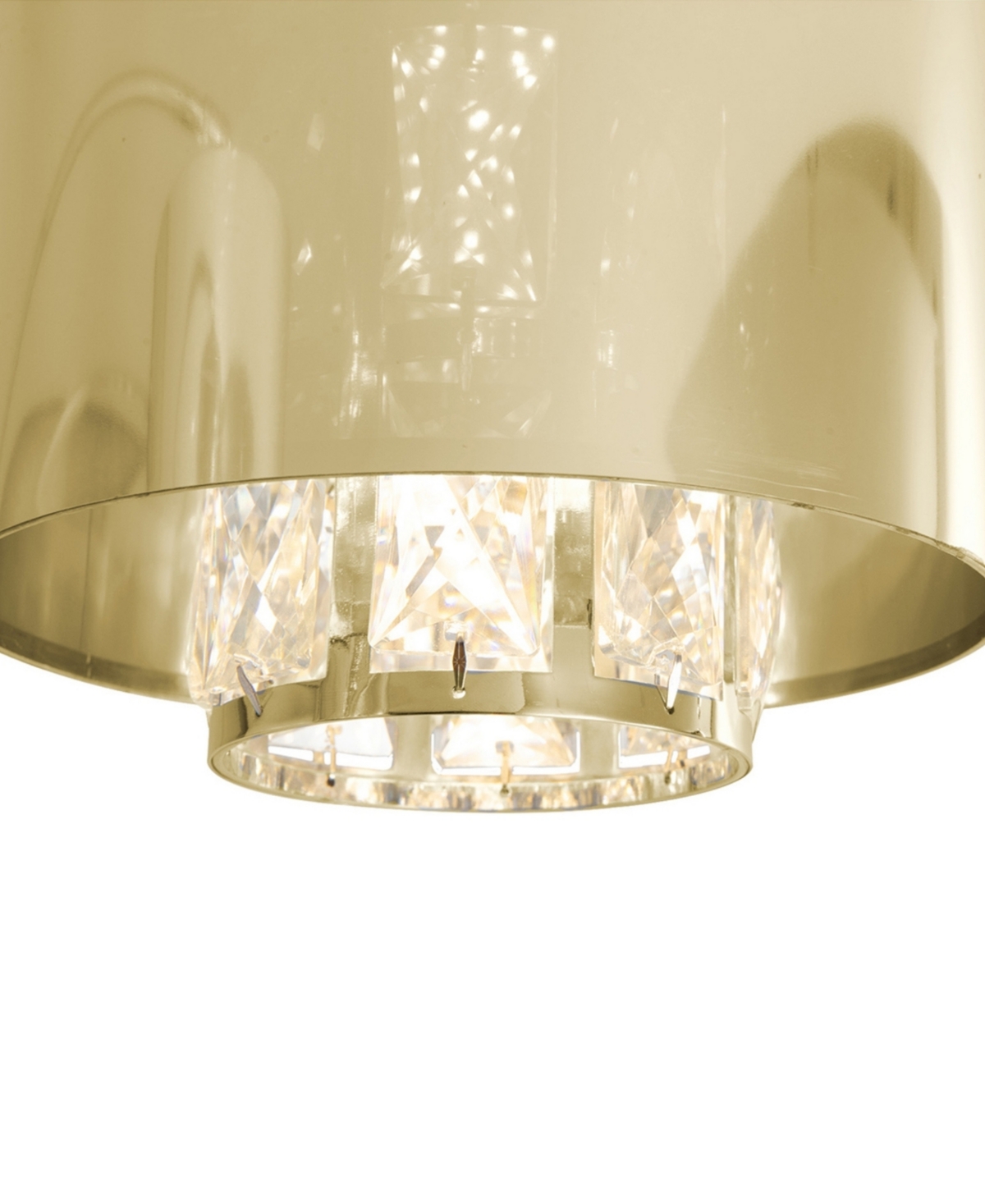 Nova Of California 90" Metal Marilyn 3 Light Arc Floor Lamp In Gold