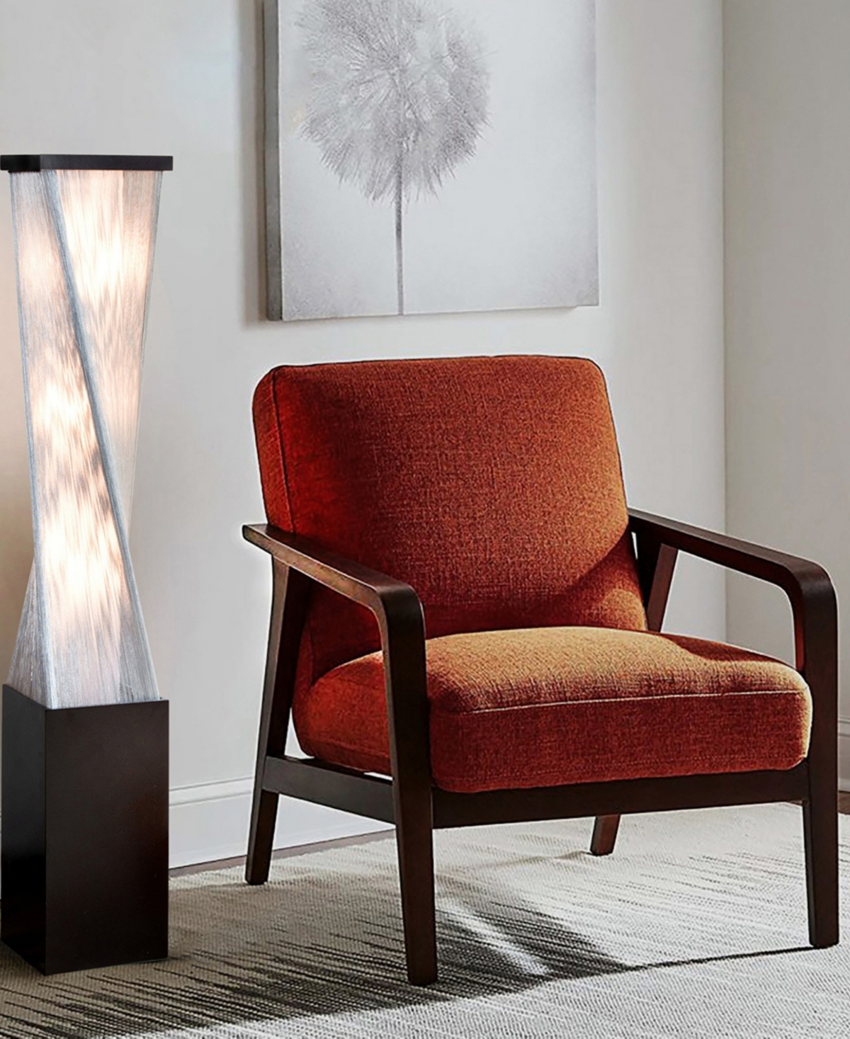Nova Of California 54" Wood Torque String Floor Lamp