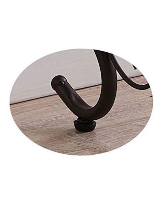 Freestanding Pewter Metal Towel Rack Stand with 3 Bars for Bathroom, Laundry Room, Blanket Rack