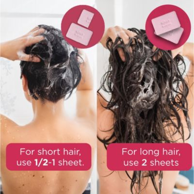 Travel Shampoo Sheets, TSA-Approved No-Limits, No-Spills, Instantly Dissolves, 25-50 Washes