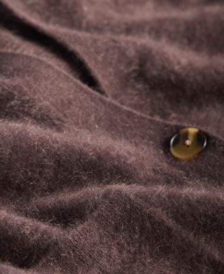 Women's Brushed 100% Cashmere Boyfriend Cardigan, Macy's Exclusive