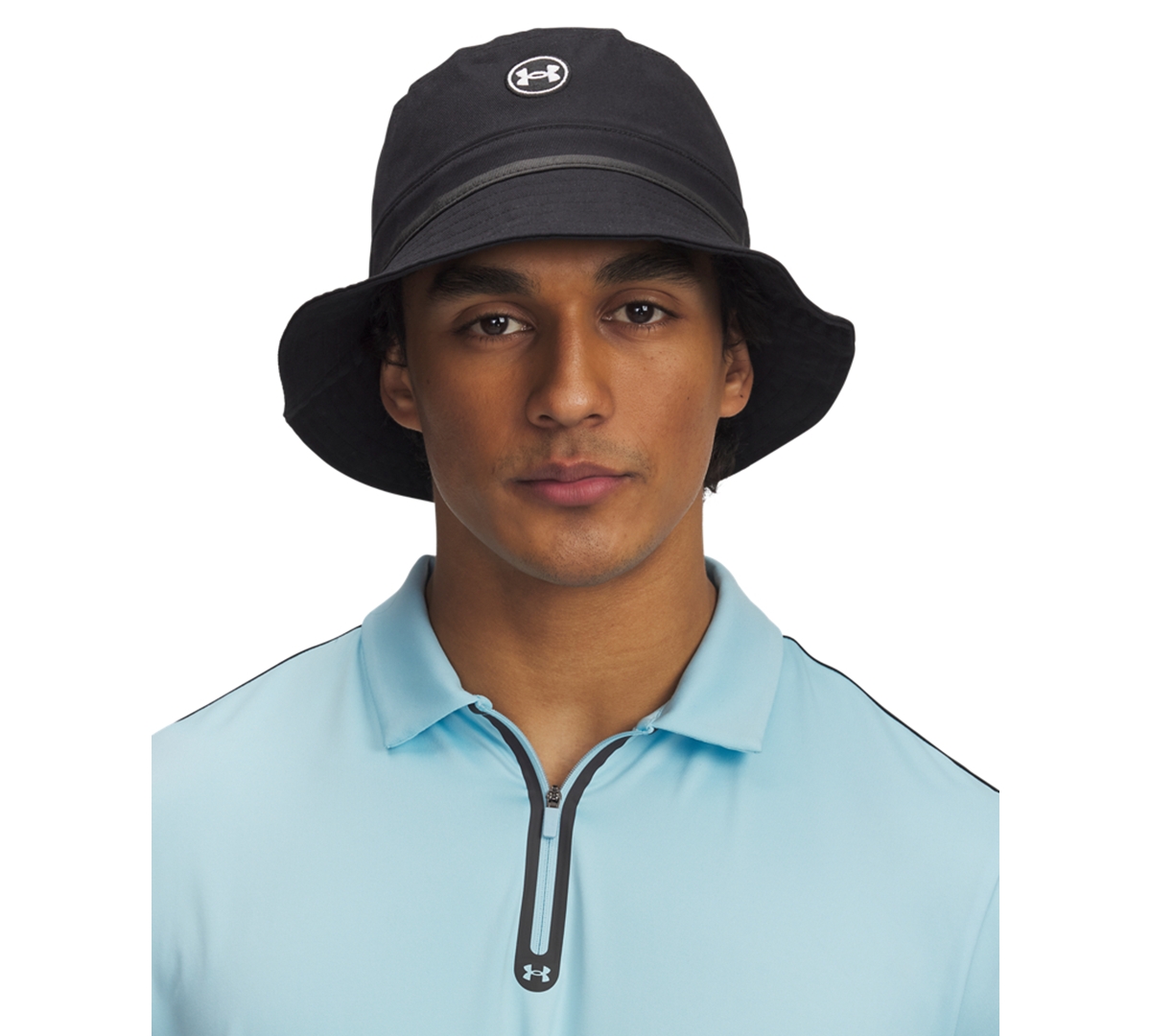 Unisex Driver Golf Bucket Hat - Black / / White