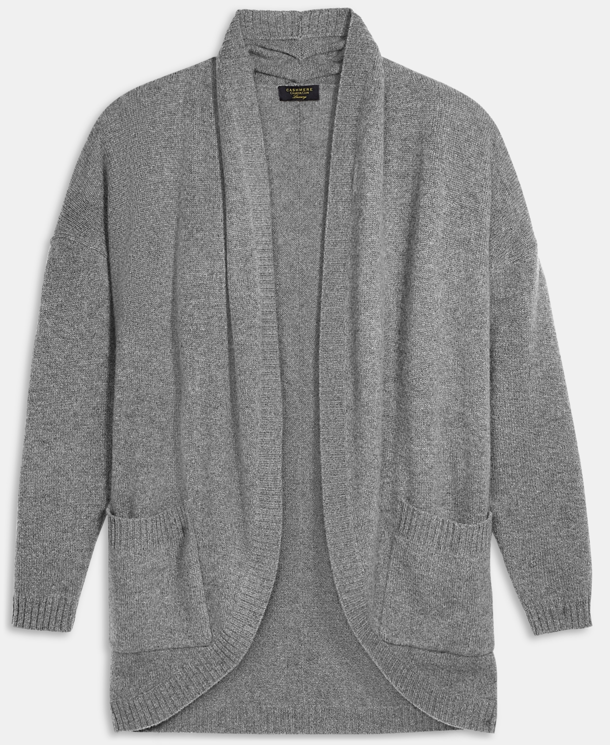 Charter Club Women's 100% Cashmere Cocoon Cardigan, Macy's Exclusive In Gray