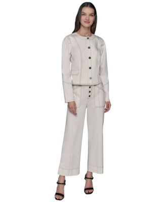 Women's Cropped Denim Jacket