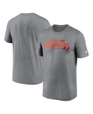 Nike - Men's Heather Gray Tampa Bay Buccaneers Legend Team Shoutout Performance T-Shirt