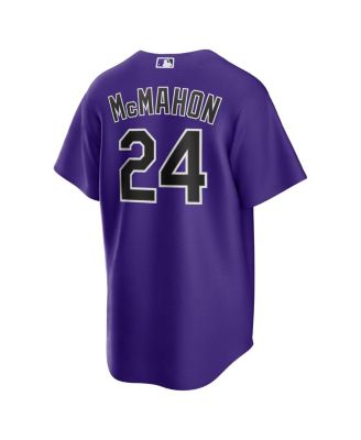 Men's Ryan McMahon Purple Colorado Rockies Alternate Replica Player Jersey