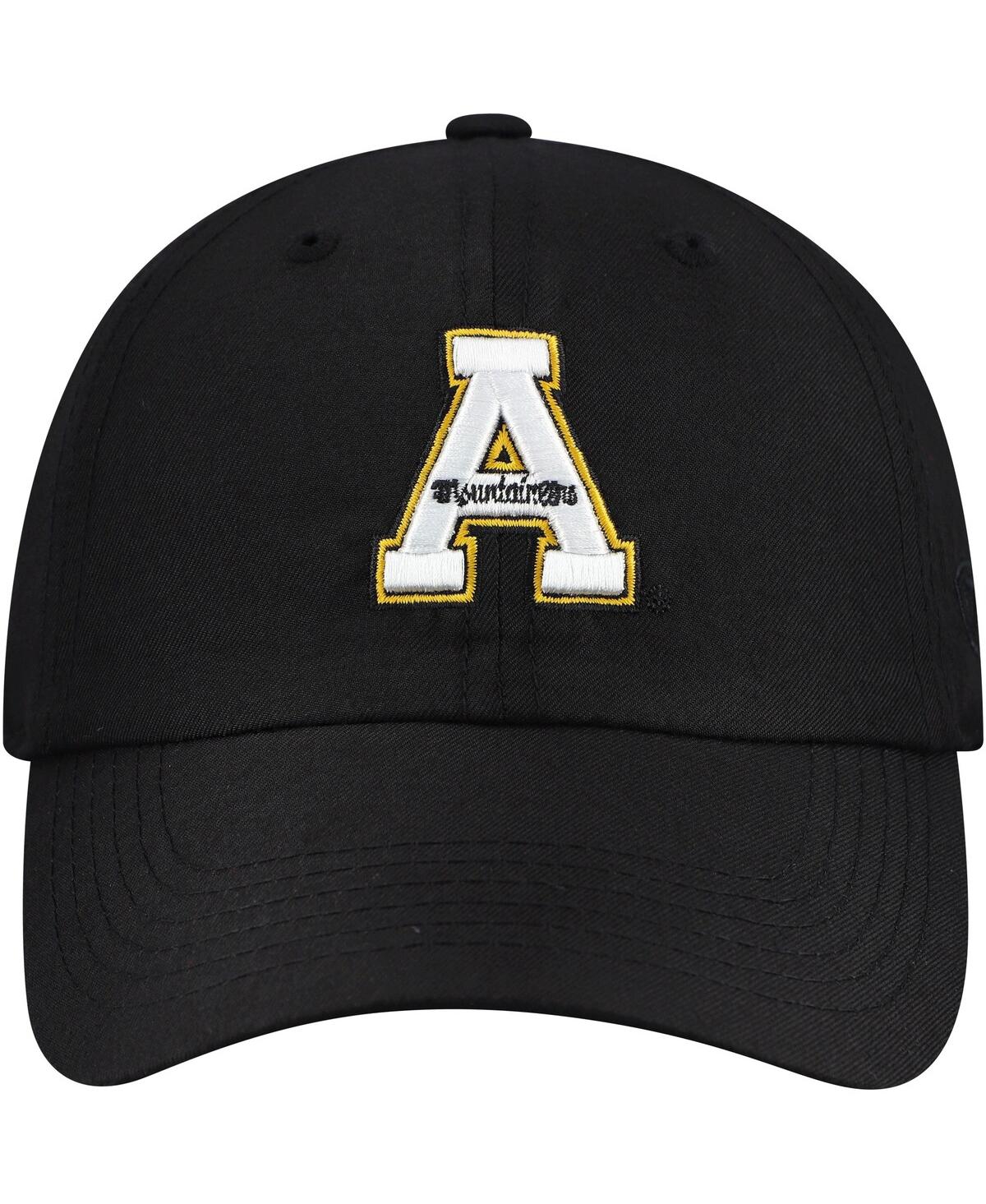 Top Of The World Men's Black Appalachian State Mountaineers Staple Adjustable Hat