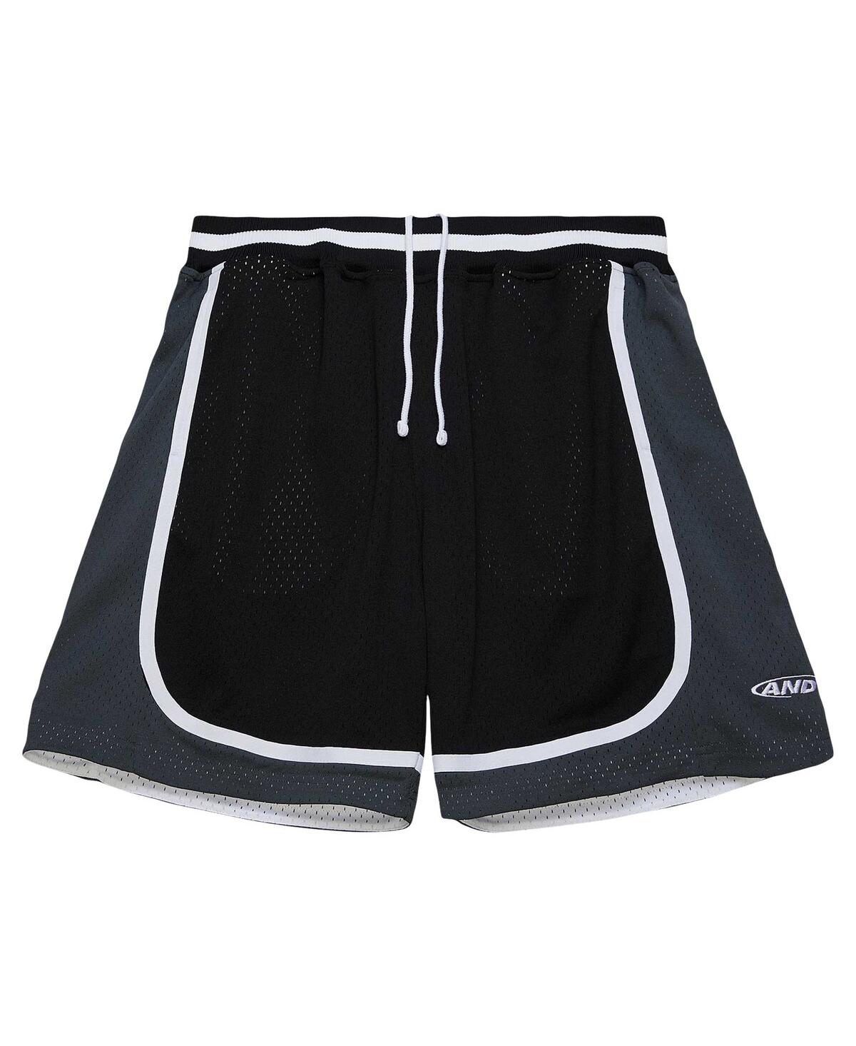 Mitchell & Ness Mitchell Ness Men's And1 Black/green And1 Og Game Mesh Reversible Shorts