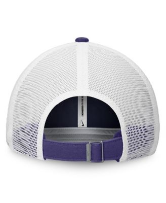 Men's Purple/White Tampa Bay Rays Rise Adjustable Trucker Hat