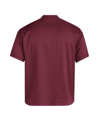 Men's Maroon Texas A&M Aggies Dugout Coaches Adizero Notch Neck Pullover T-Shirt