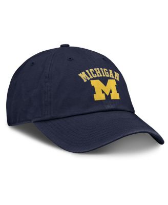Men's Navy Michigan Wolverines Club Adjustable Hat
