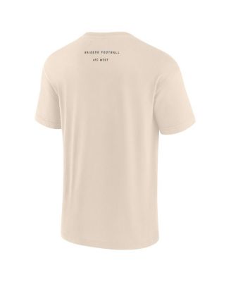 Men's Cream Las Vegas Raiders Elements Weathered Tonal Future Ground T-Shirt