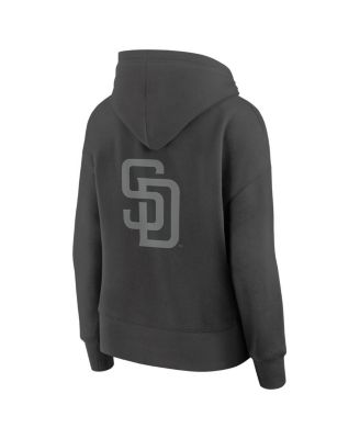 Women's Charcoal San Diego Padres Elements Future Ground Subtle Tonal Pullover Hoodie
