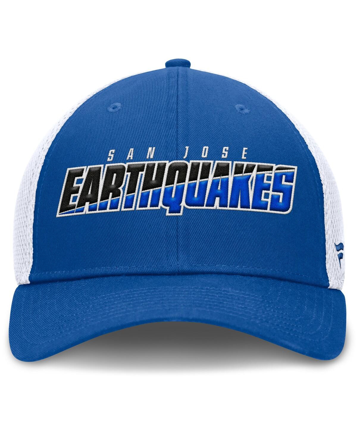 FANATICS MEN'S BLUE SAN JOSE EARTHQUAKES ROCKET FLEX HAT 