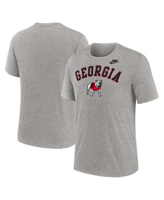 Nike - Men's Heather Gray Georgia Bulldogs Legacy Arch Tri-Blend T-Shirt
