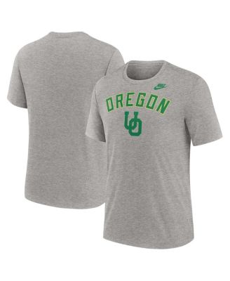 Nike - Men's Heather Gray Oregon Ducks Legacy Arch Tri-Blend T-Shirt