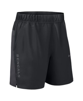 Men's Black Cincinnati Bengals Woven Victory Performance Shorts