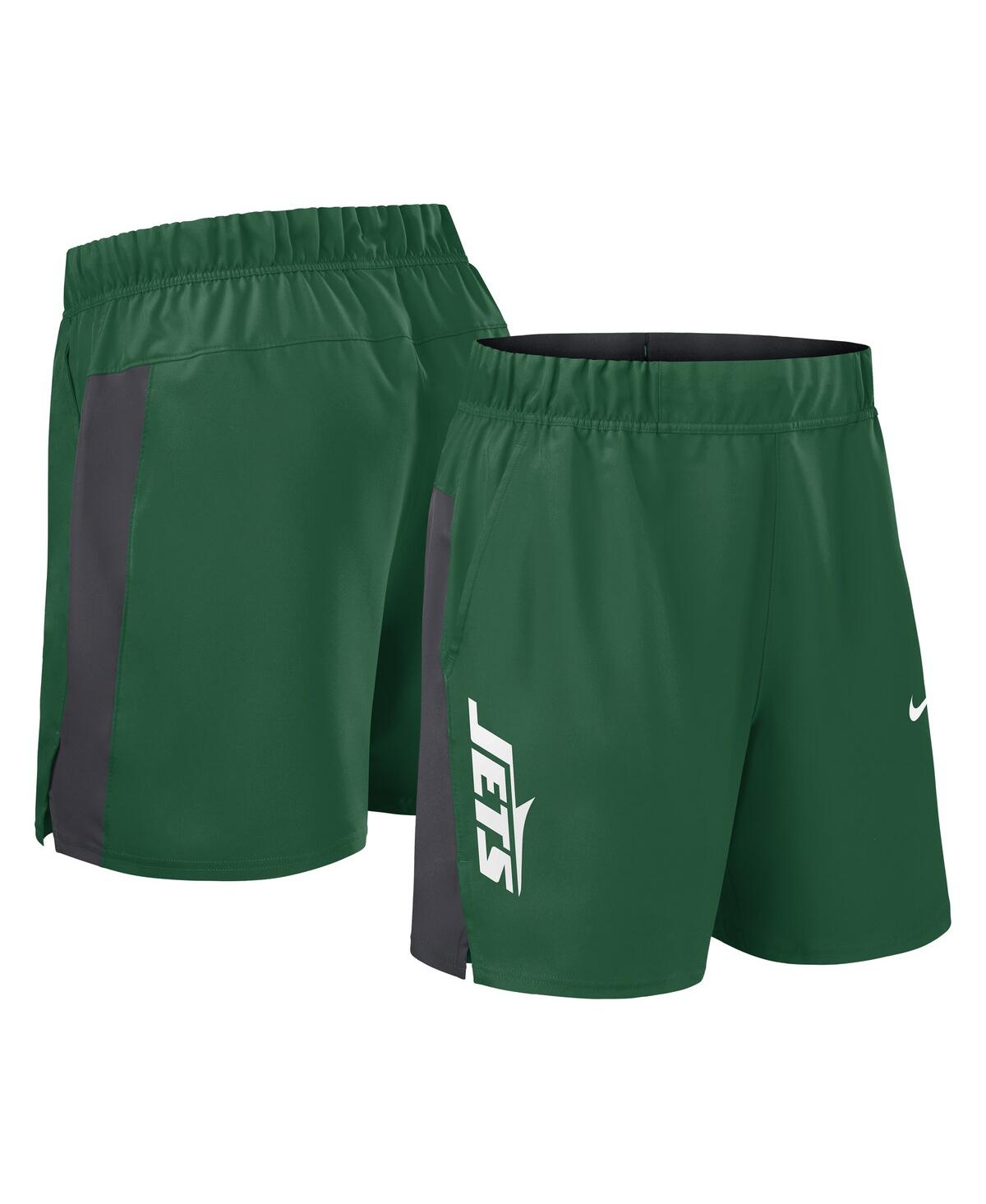 Nike Green New York Jets Woven Victory Performance Shorts In Green
