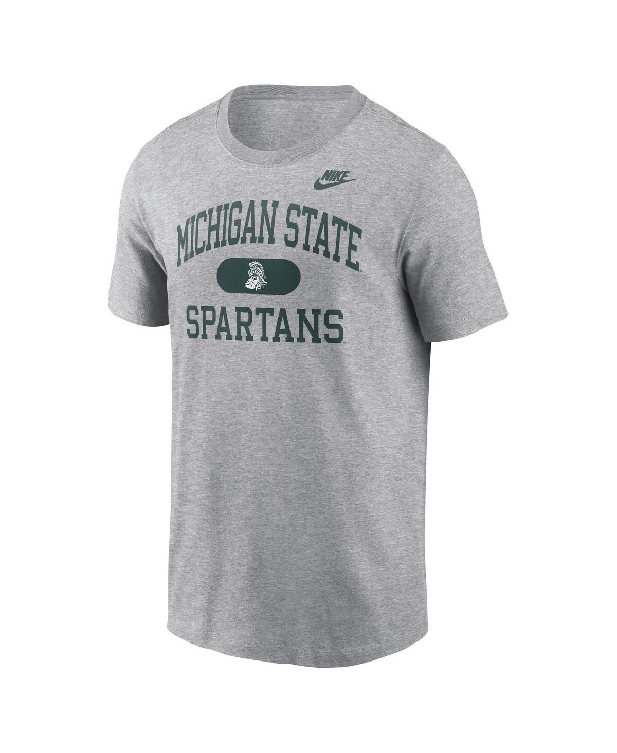 Nike Heather Gray Michigan State Spartans Legacy Alma Mater T-shirt In Gray