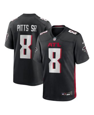 Nike - Men's Kyle Pitts Sr. Black Atlanta Falcons Team Game Jersey