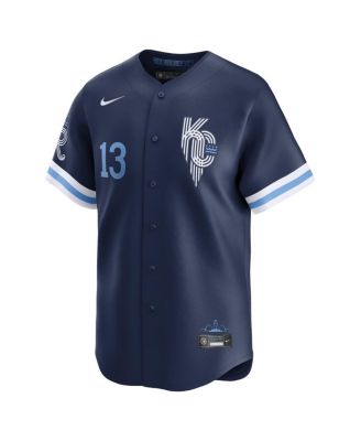 Men's Salvador Perez Navy Kansas City Royals City Connect Limited Jersey