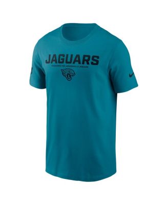 Men's Teal Jacksonville Jaguars Sideline Performance T-Shirt