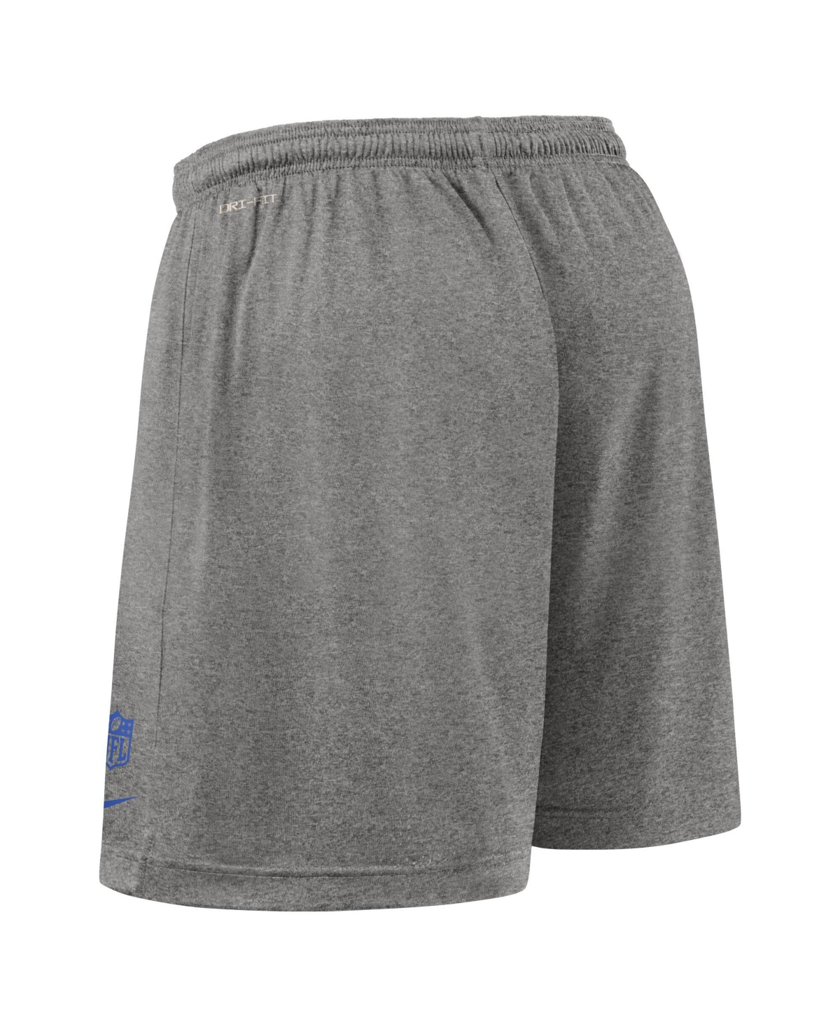 Nike Black Los Angeles Rams Sideline Reversible Performance Shorts In Multi