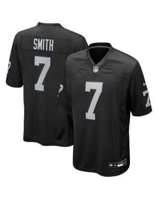 Nike - Men's Geno Smith Black Las Vegas Raiders Game Player Jersey