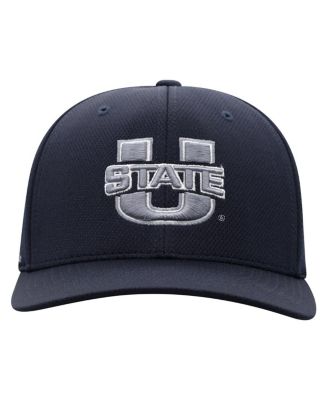Top of the World - Men's True Navy Utah State Aggies Reflex Flex Hat