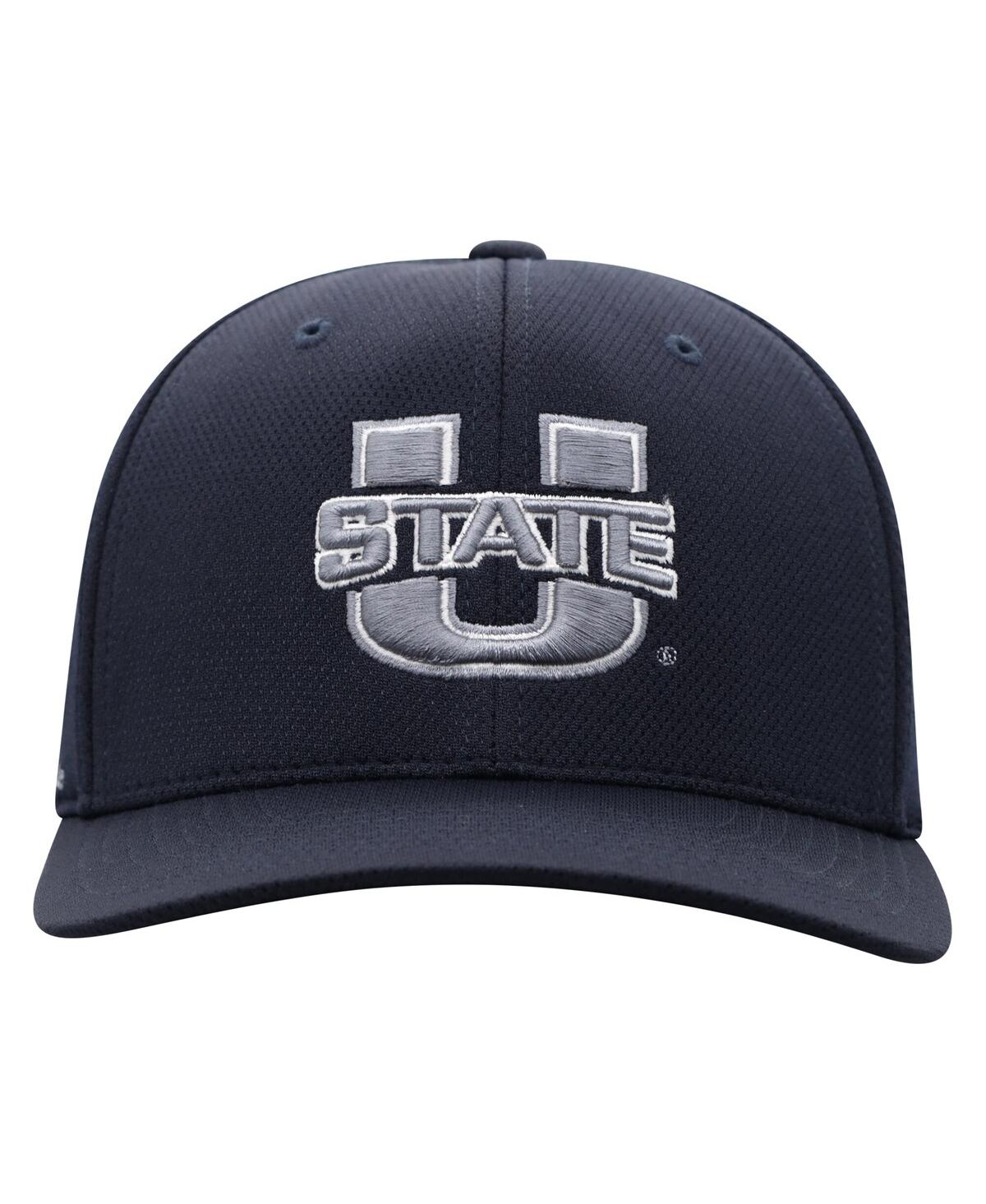 Top Of The World Men's True Navy Utah State Aggies Reflex Flex Hat
