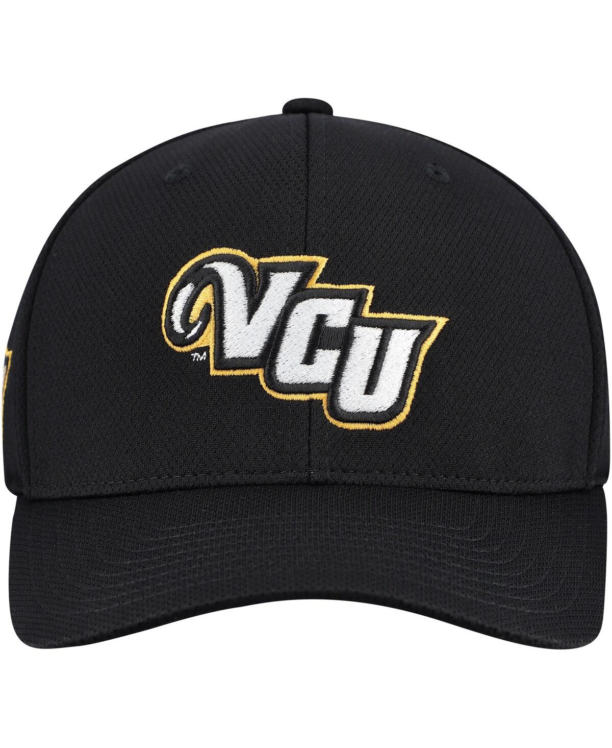Top Of The World Men's Black Vcu Rams Reflex Hybrid Tech Flex Hat