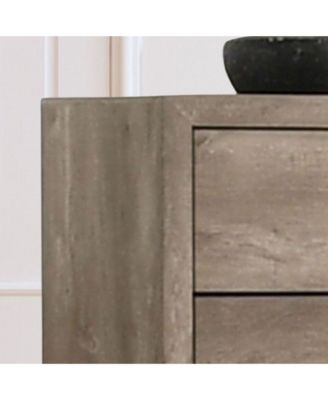 Dawson 5-Drawer Wooden Chest Dresser for Entryway, Bedroom, Light Brown