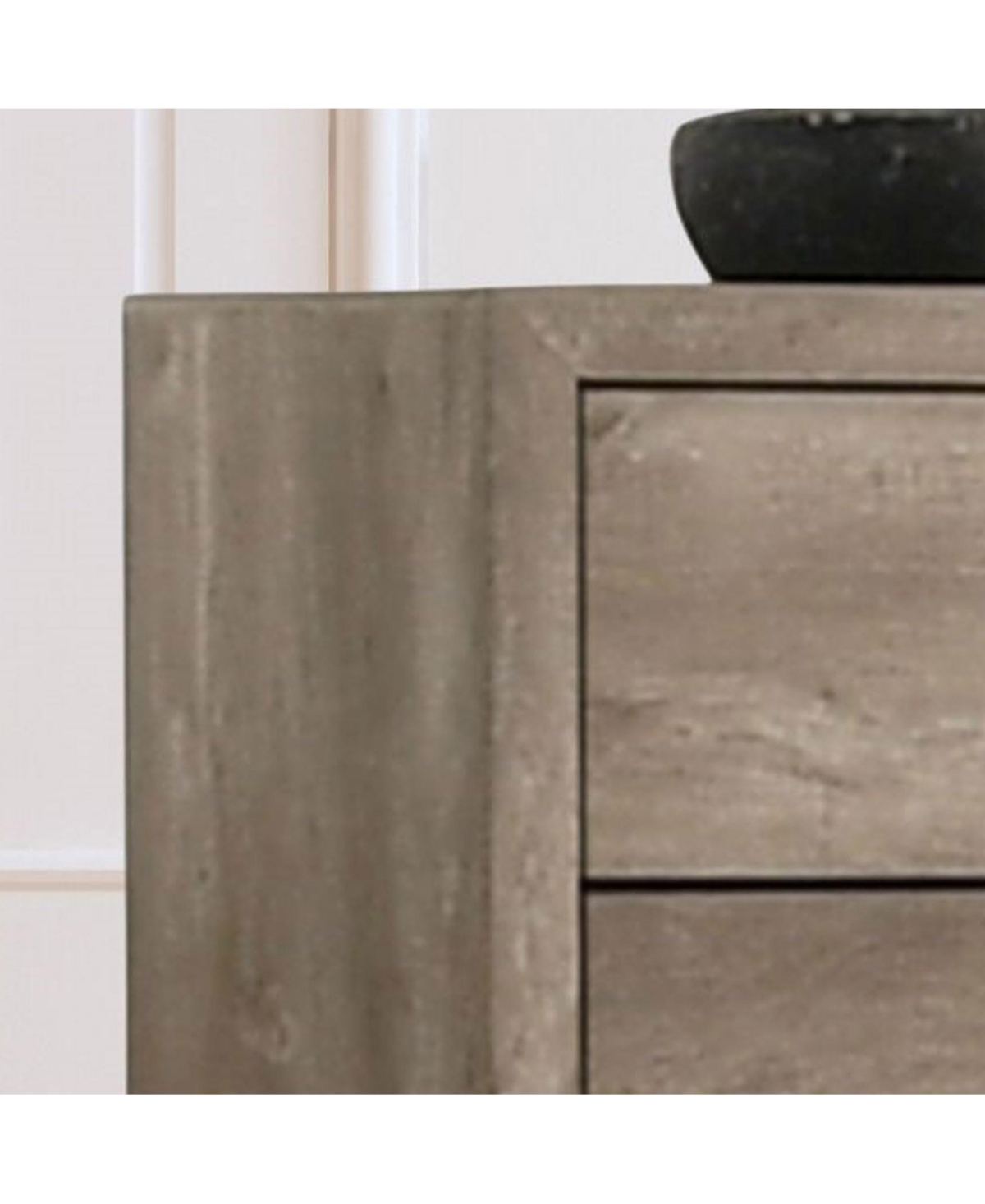 Kings Brand Furniture Dawson 5-Drawer Wooden Chest Dresser for Entryway, Bedroom, Light Brown