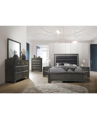 Oceana Wood 5 Drawer Chest