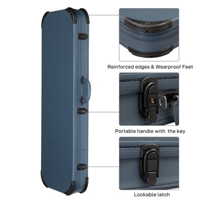Electric Guitar Hard Case for Stratocaster ST Tele Guitar Hard Shell Lockable