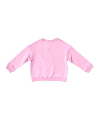 Girls Lil Sis Cotton Crewneck Sweatshirt