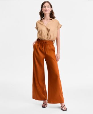 I.N.C. International Concepts - Women's High Rise Wide-Leg Pants