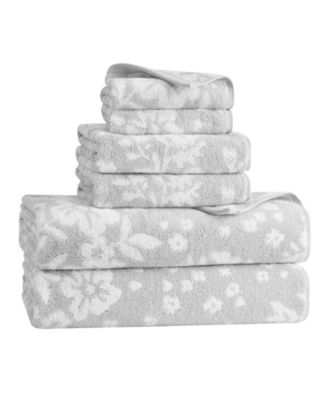 Folk Floral Cotton 6-Pc. Bath Towel Set