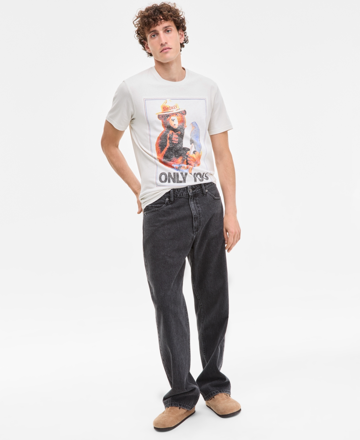 Men's Nuit Black Baggy Jeans, Exclusively at Macy's - Nuit