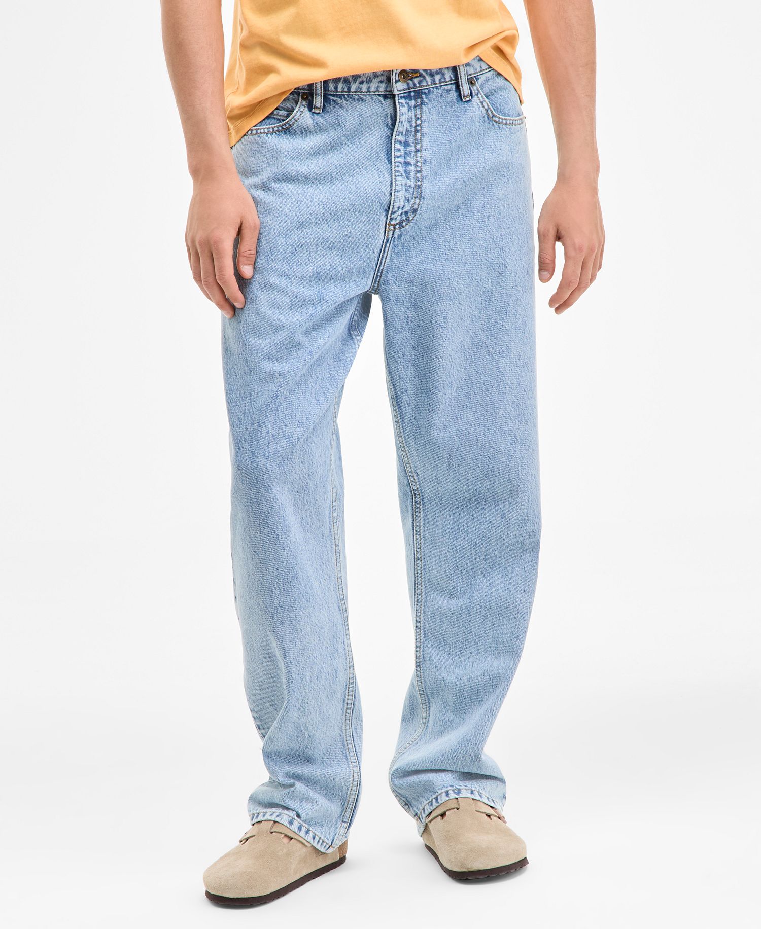 Sun + Stone Men's Mousse Baggy Jeans only