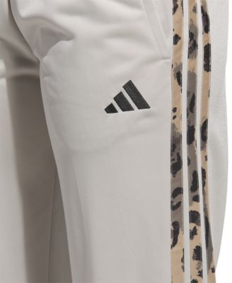 Women's Animal-Print 3-Stripes Tricot Pants